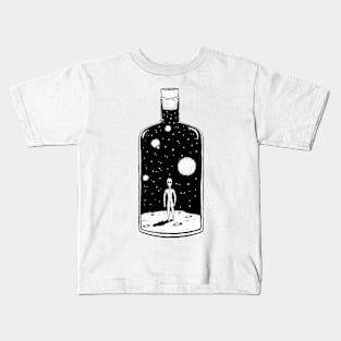 cosmic soul in a bottle Kids T-Shirt